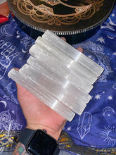 Load image into Gallery viewer, Large Single Selenite Wand
